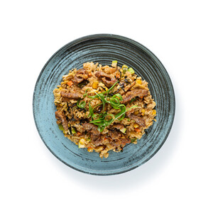 Tepan with beef