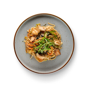 Udon with chicken